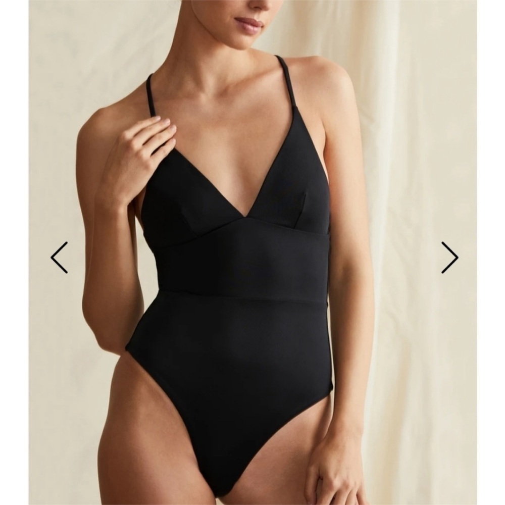 Onia Valentina One-Piece Black Swimsuit - Picture 3 of 8